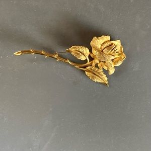 Vintage Charel Rose Brooch